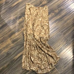 Pleated Midi Skirt